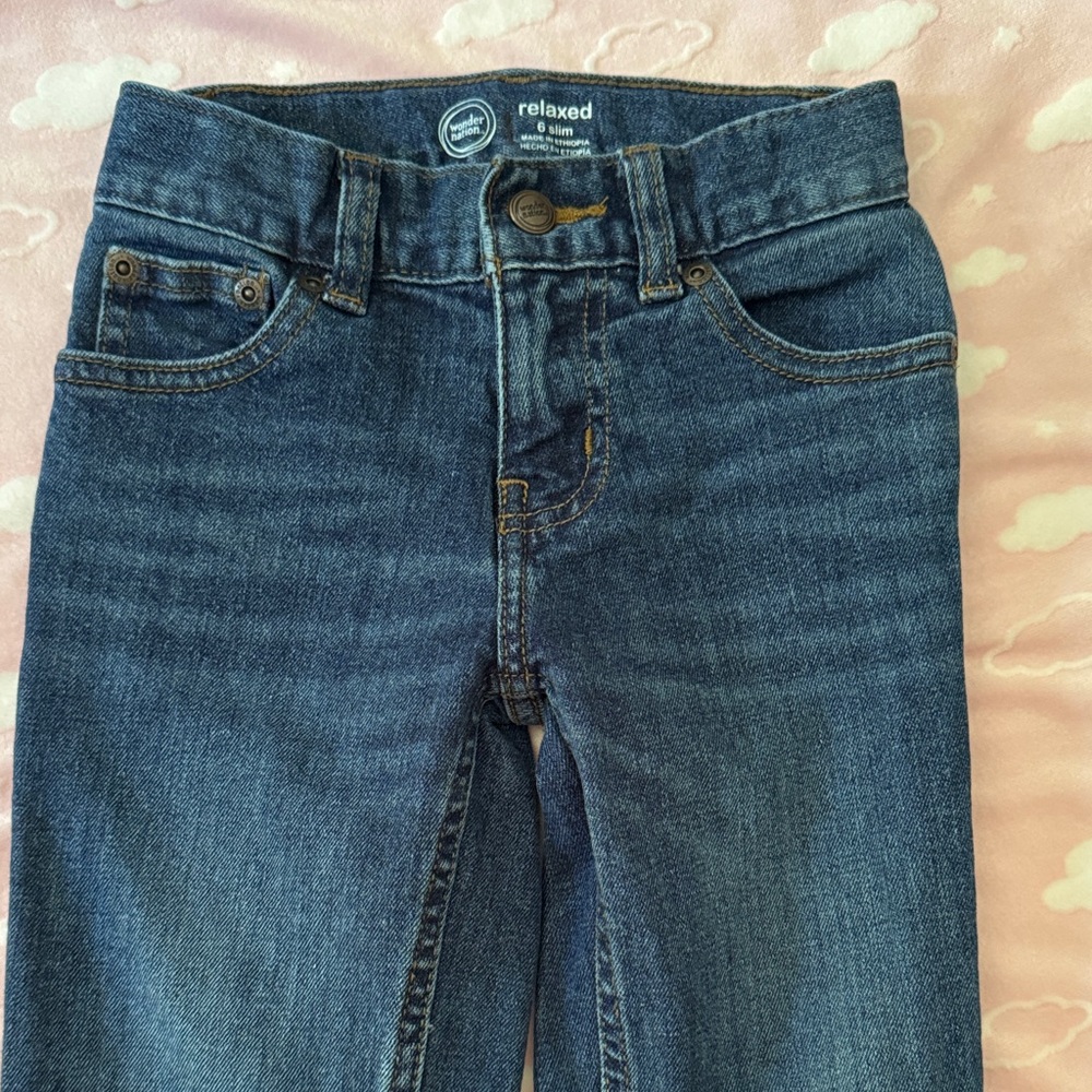 Wonder Nation Kids Blue Jeans